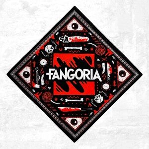 Fangoria Red and Black Bandana